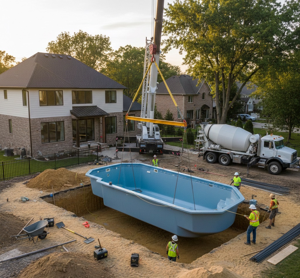 Fiberglass Pool Installation