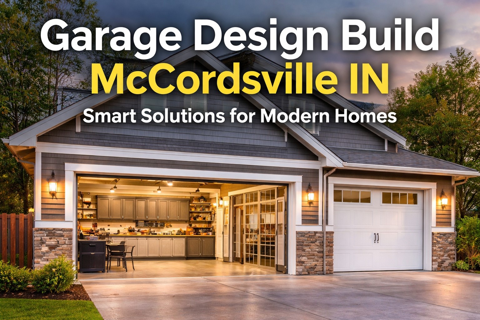 Garage Design Build McCordsville IN: Smart Solutions for Modern Homes