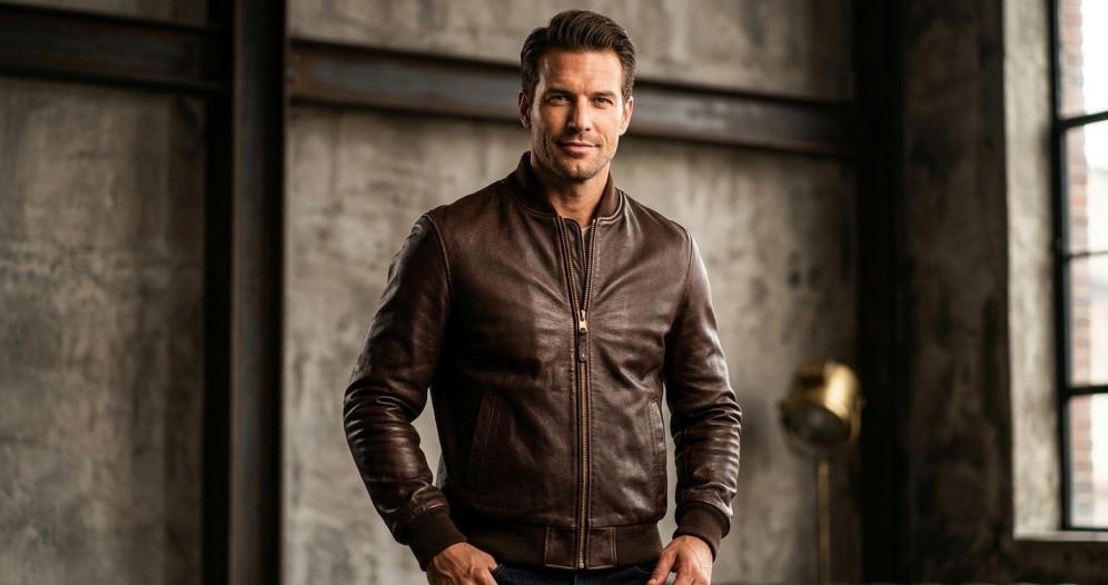 Why a Bomber Leather Jacket Is the Best Style Investment