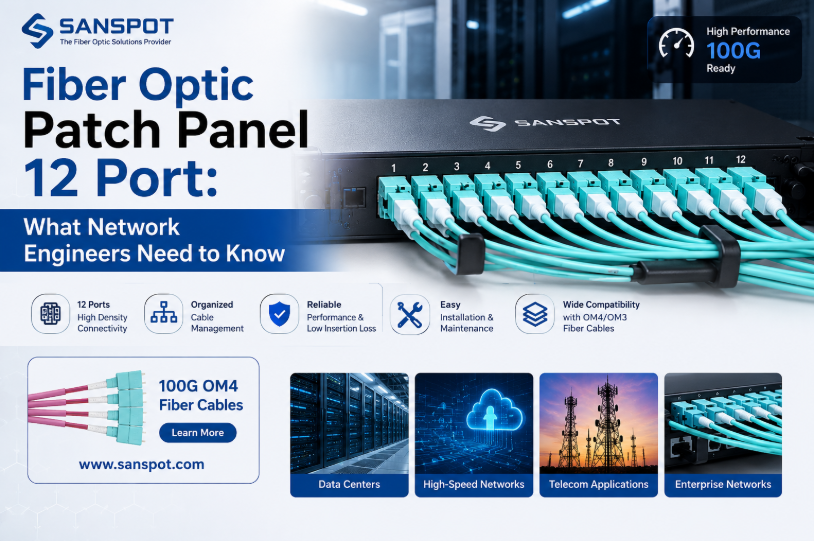 fiber optic patch panel 12 port