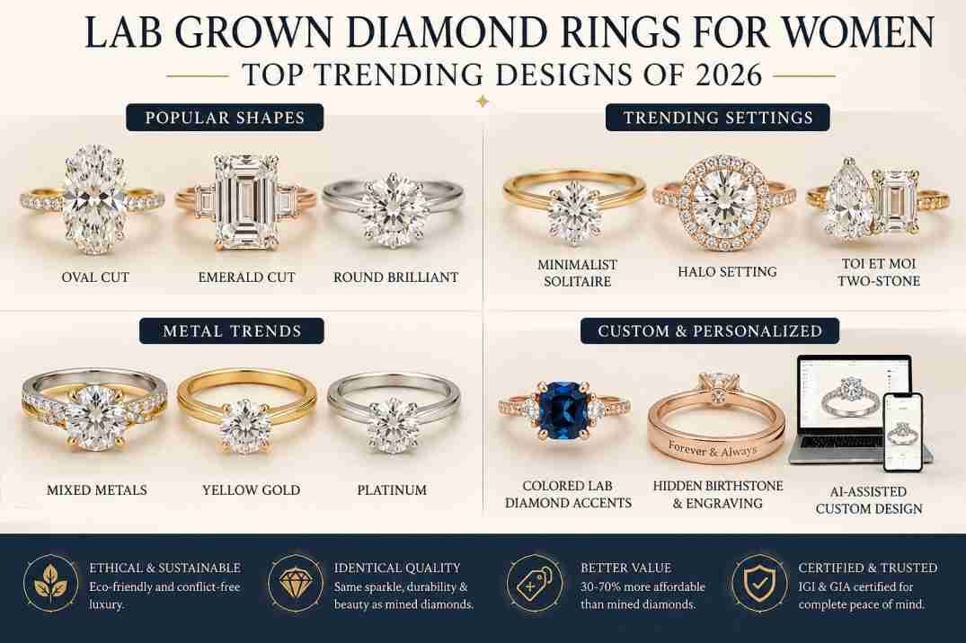 lab grown diamond ring