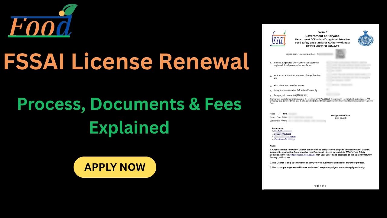 FSSAI License renwal