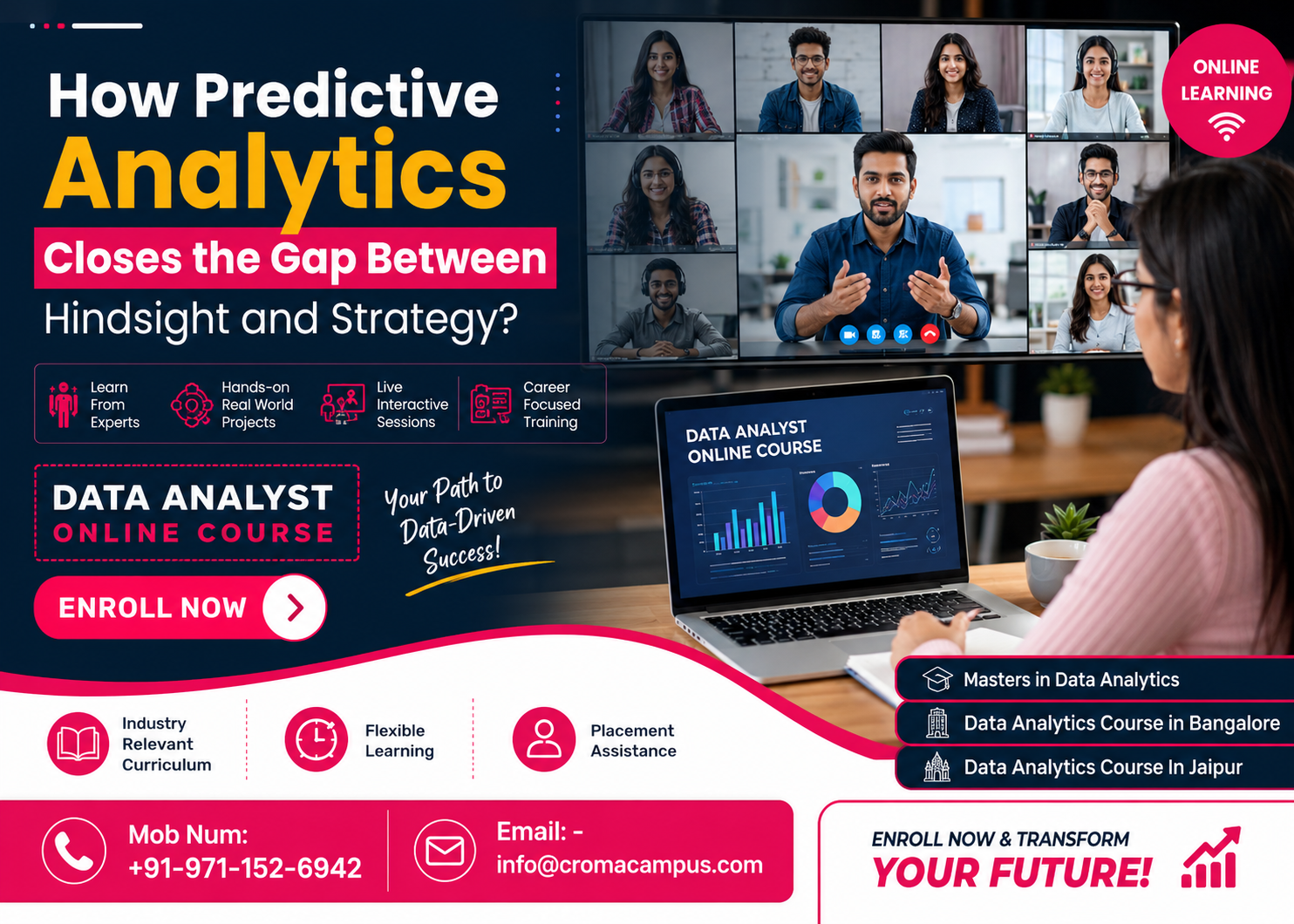 student get online course of data analytics
