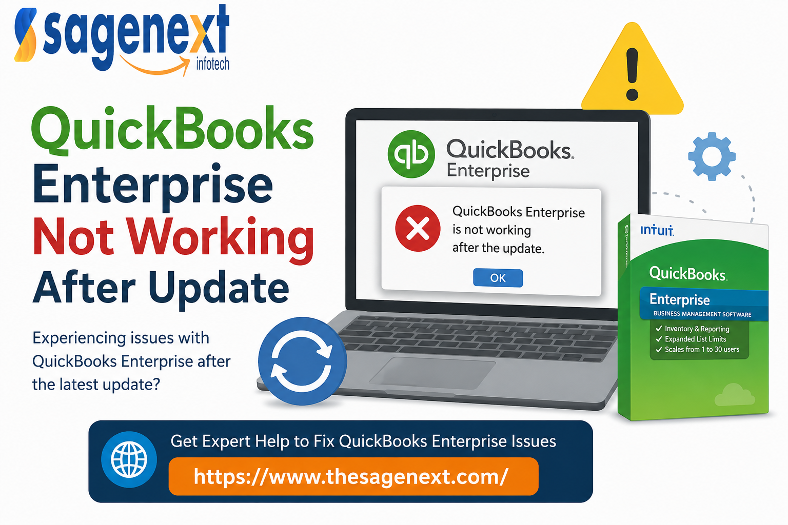 QuickBooks Enterprise Not Working After Update