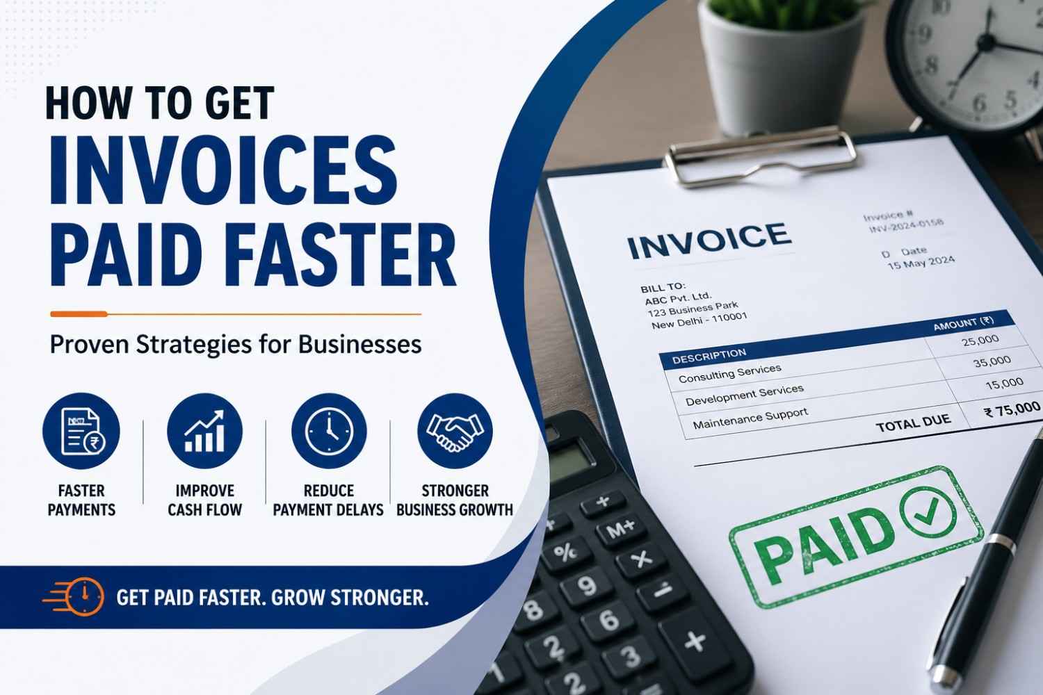 how to get invoices paid faster