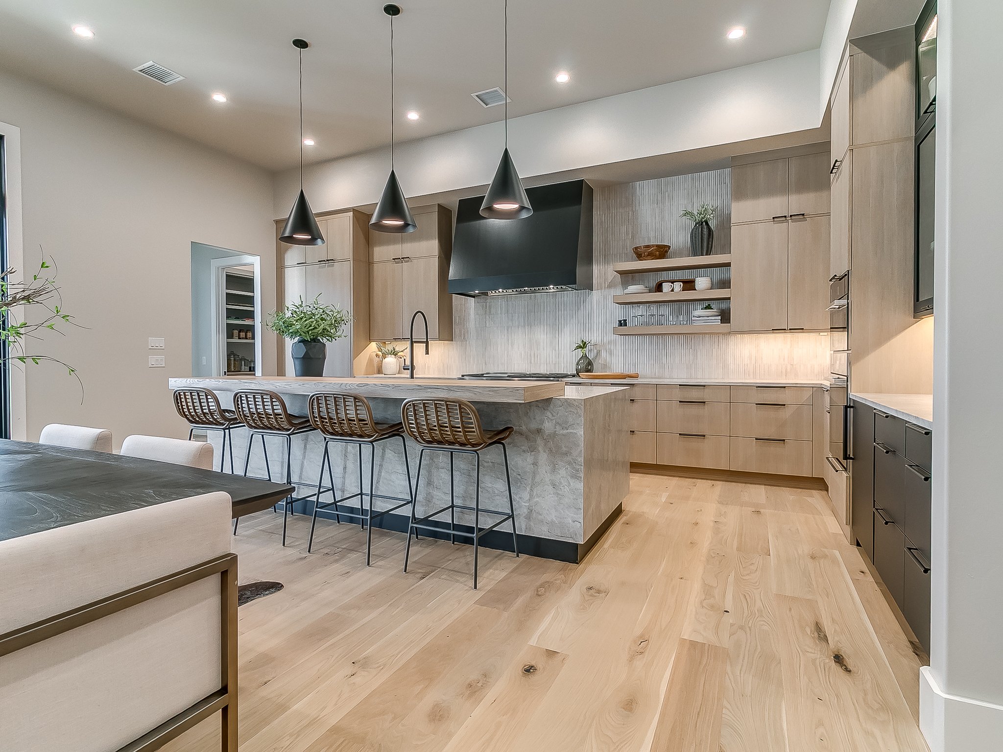 Antique white island for kitchen