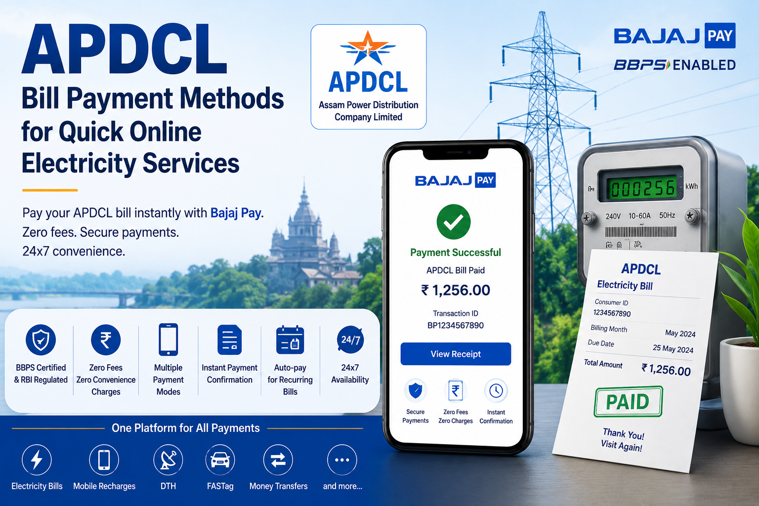 APDCL Bill Payment Methods for Quick Online Electricity Services