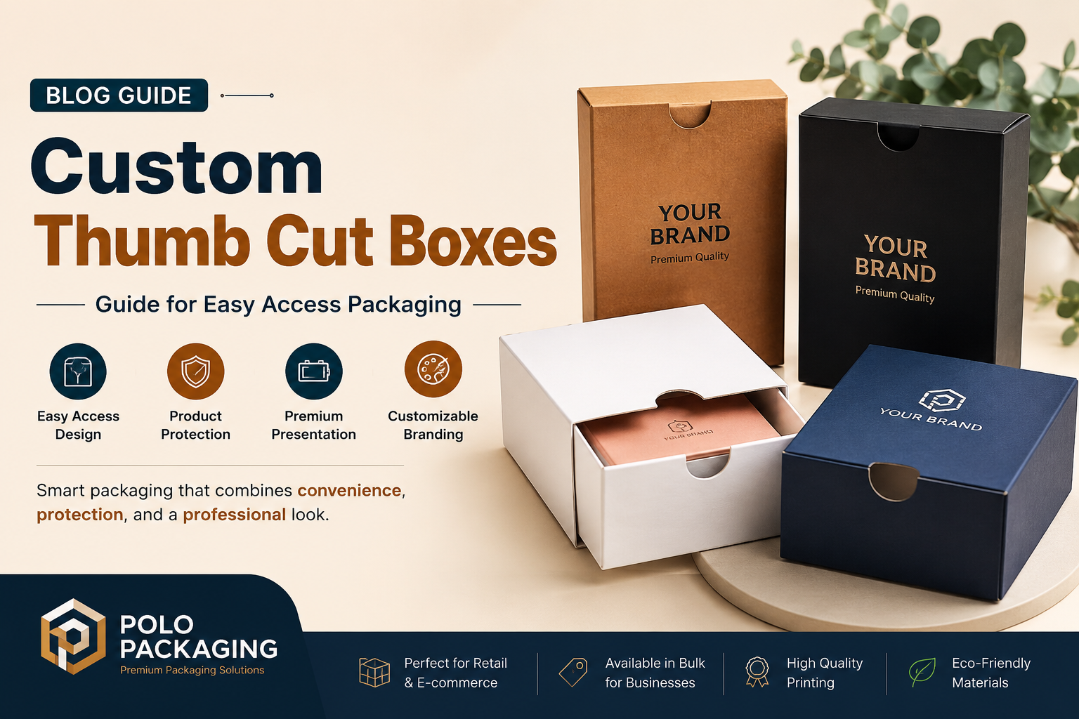 Custom Thumb Cut Boxes