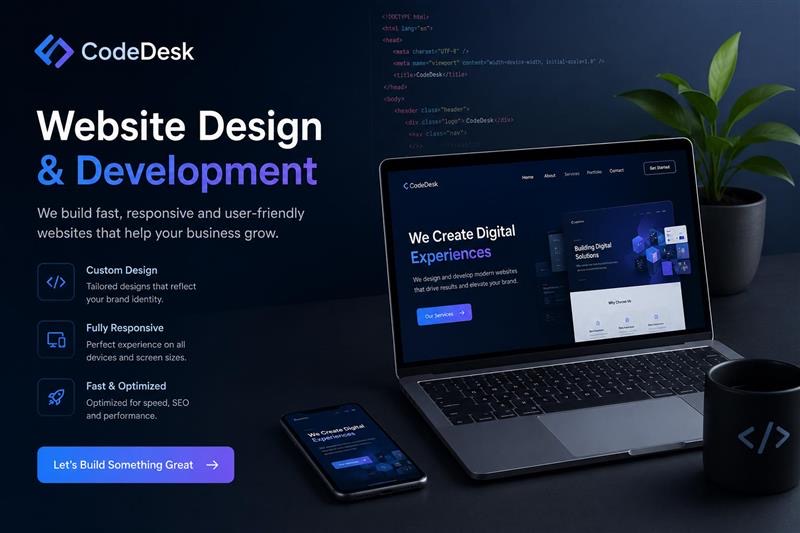 Website design and development
