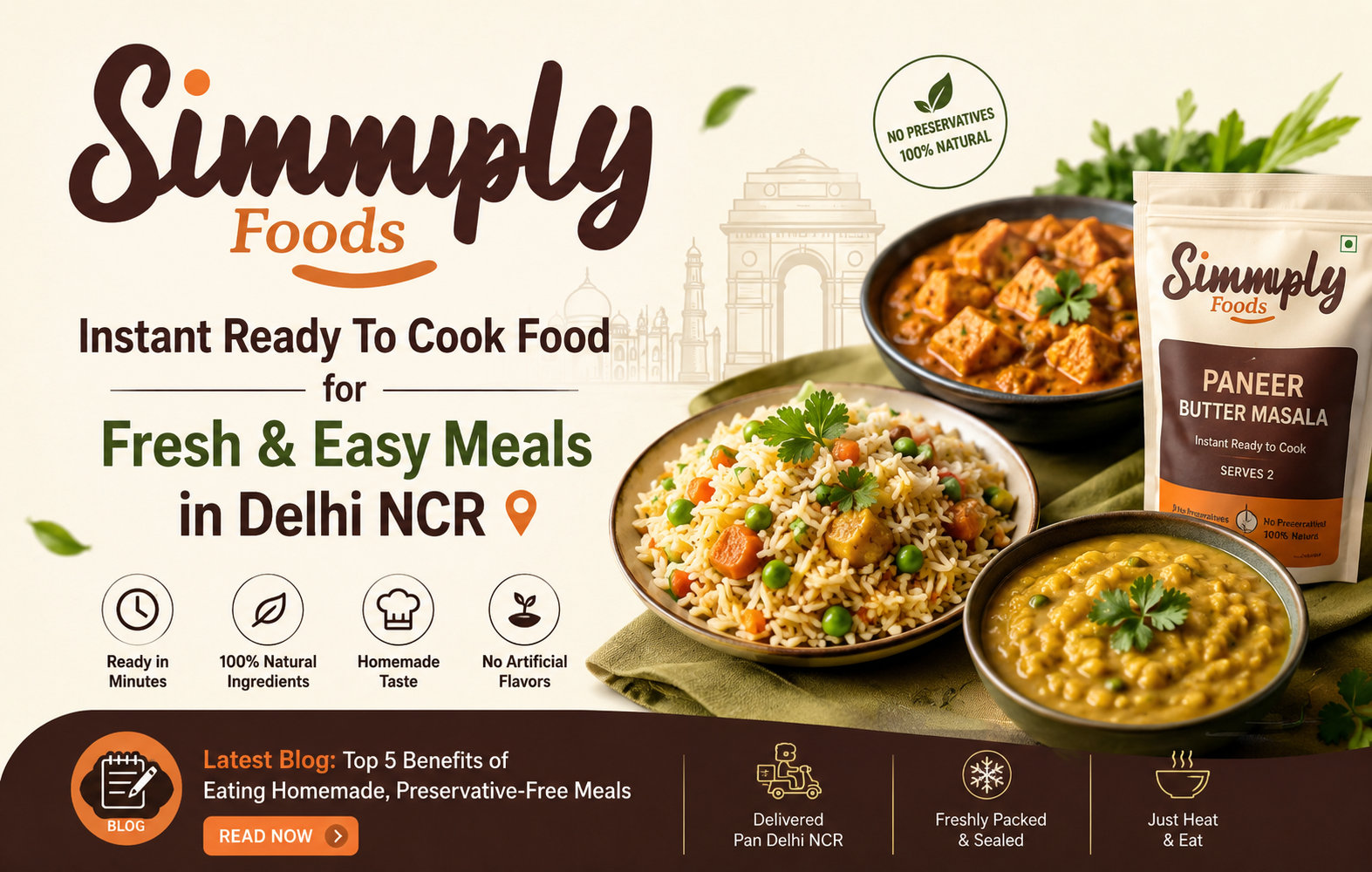 Instant Ready To Cook Food