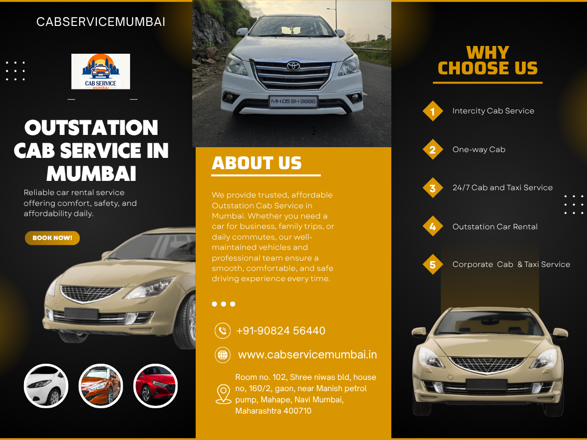 Outstation Cab Service in Mumbai