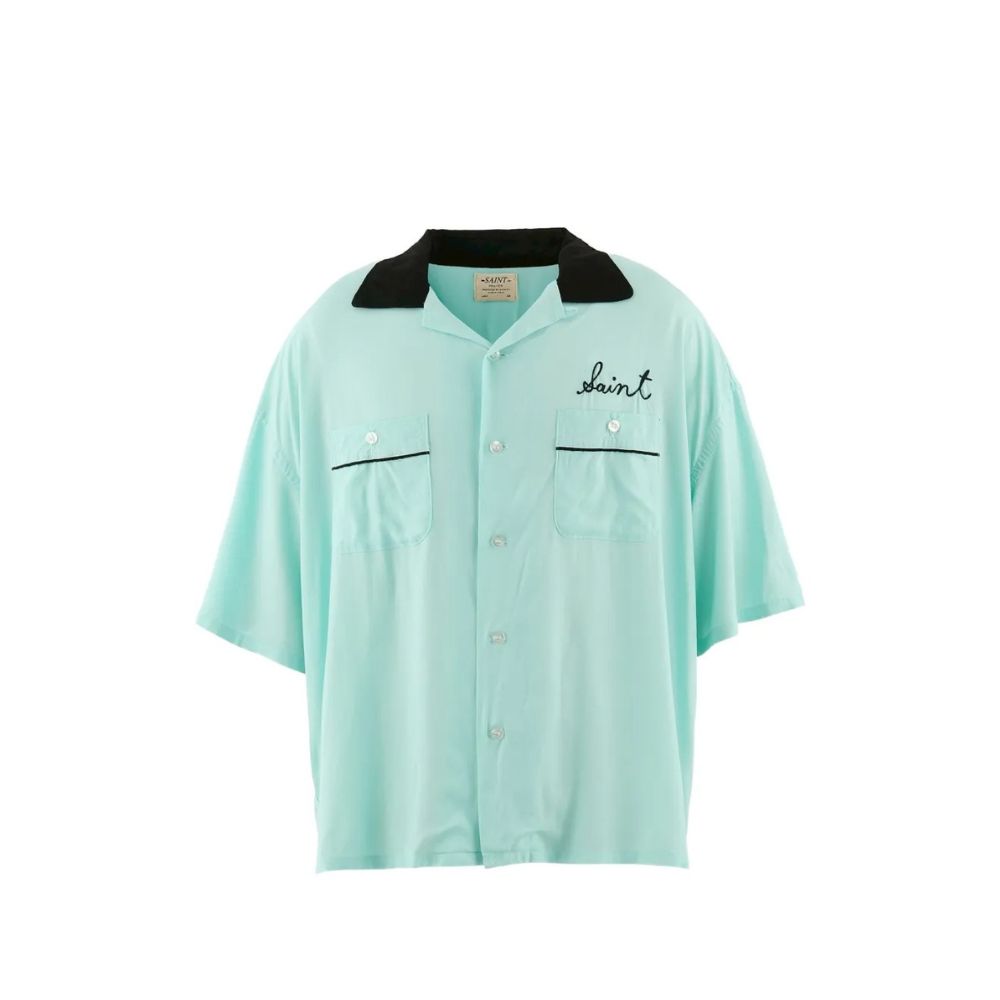 SAINT MXXXXXX embroidered-logo shirt
