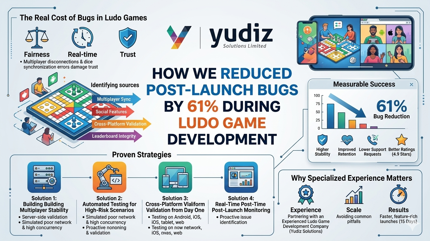 ludo game development post launch bugs