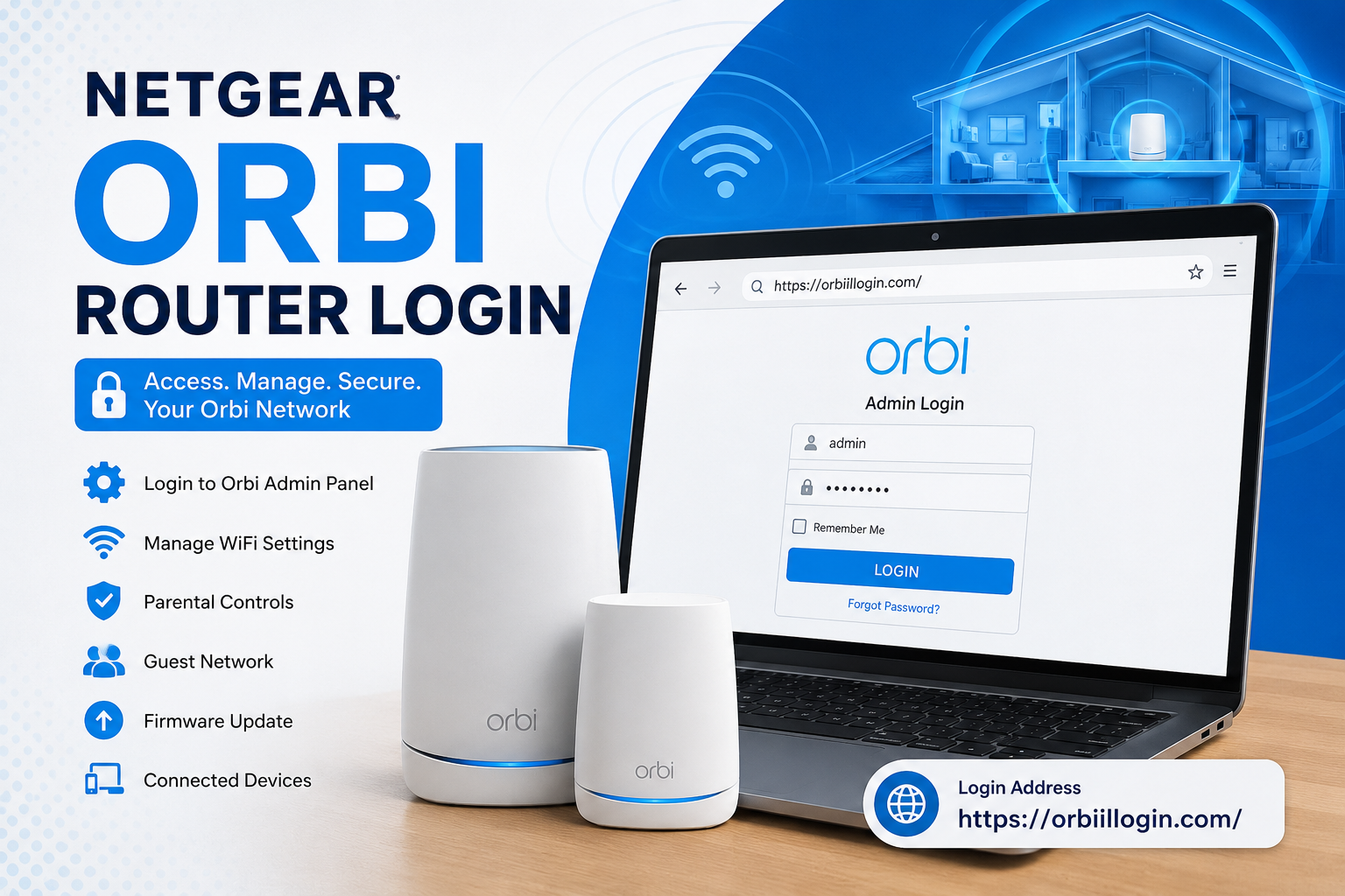 netgear orbi router login