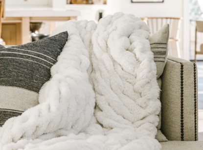 white blankets