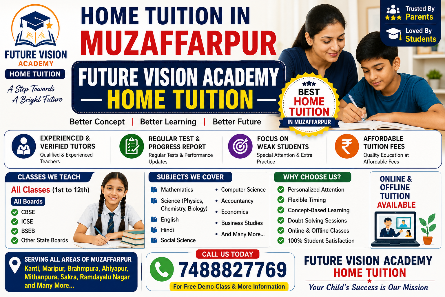 Home Tuition in Muzaffarpur