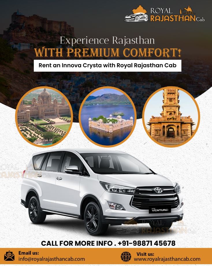 Innova Crysta Jaipur Premium Rental Services