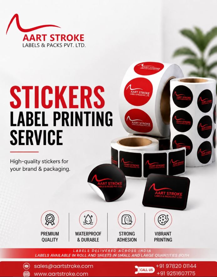 Stickers label printing
