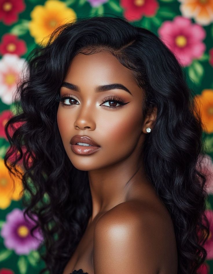 Glam Look With Curly Wigs Lace Front