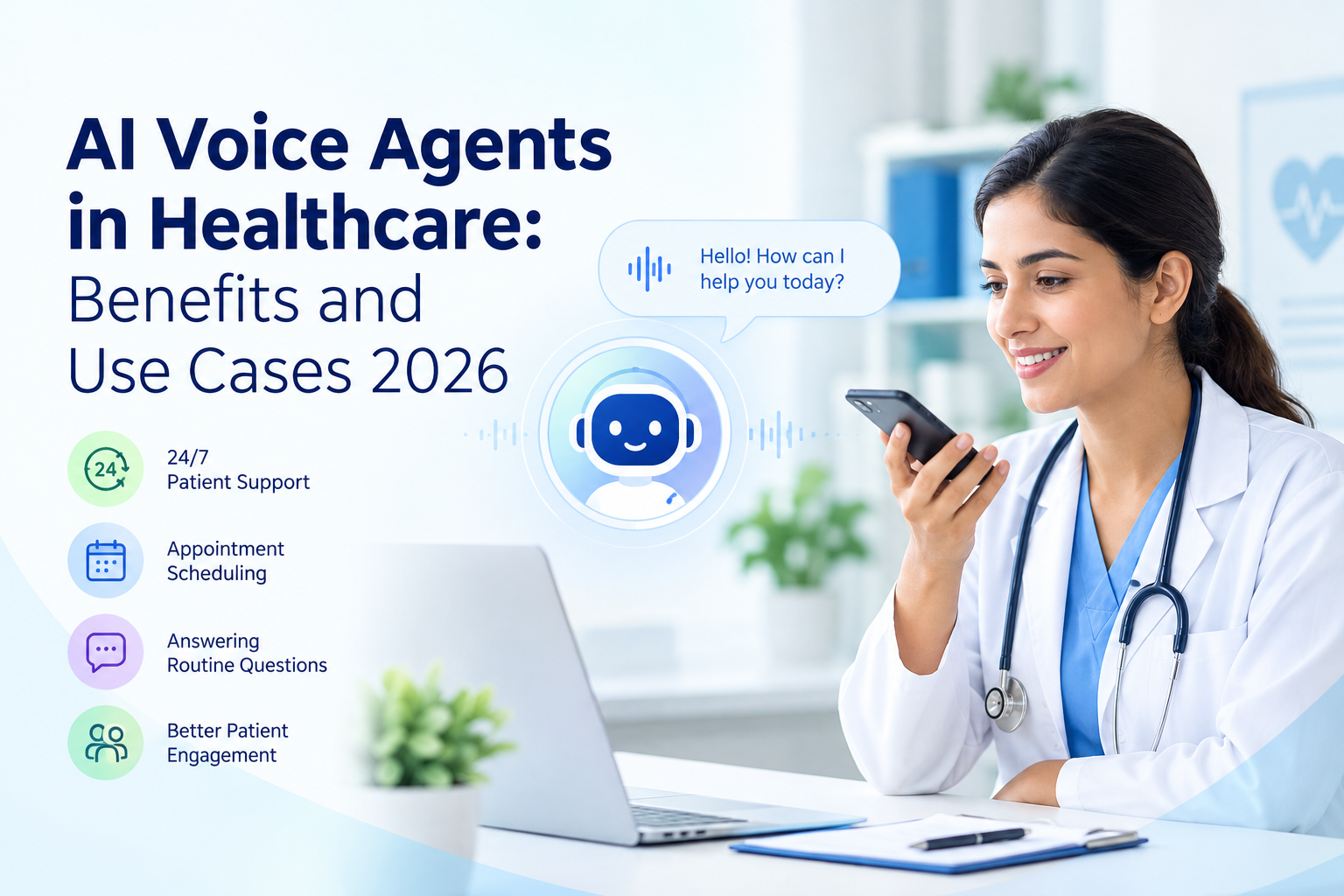 AI Voice Agents in Healthcare Benefits and Use Cases 2026