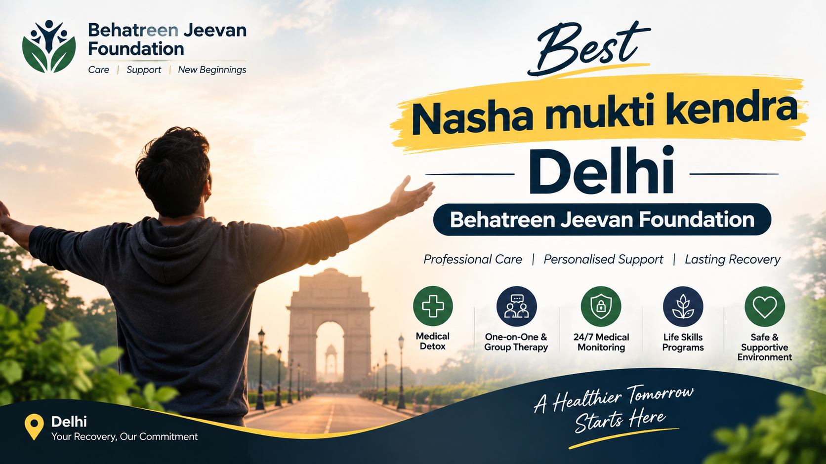 Best Nasha mukti kendra Delhi