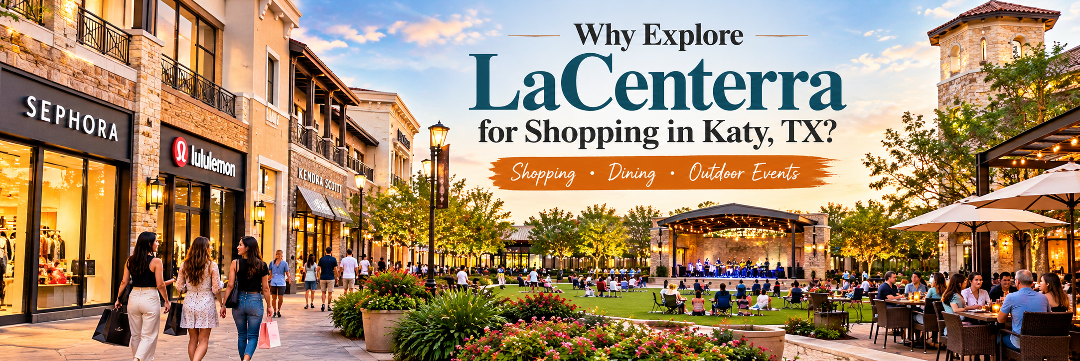 Why Explore LaCenterra for Shopping in Katy, TX