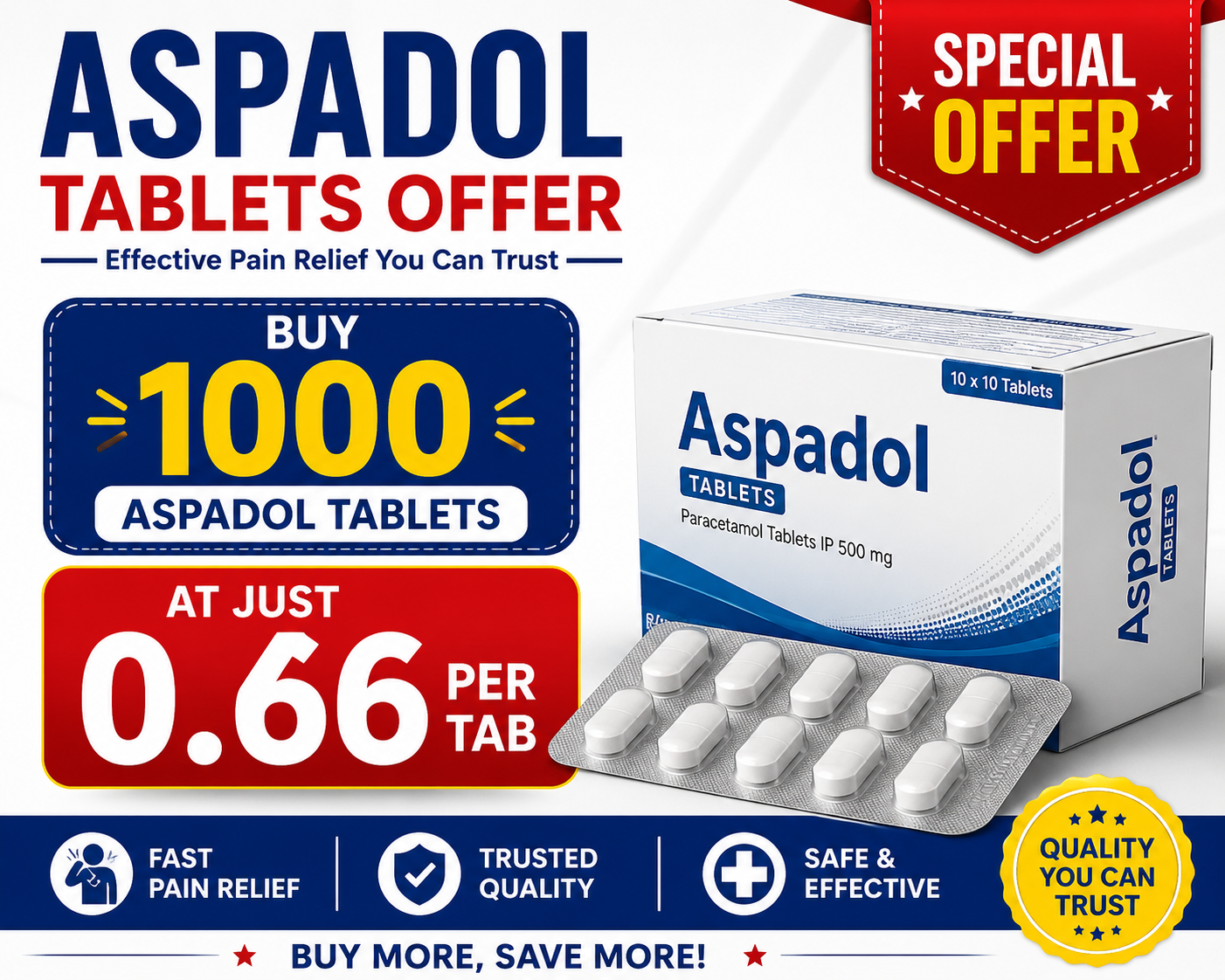 Aspadol 100mg Tablet