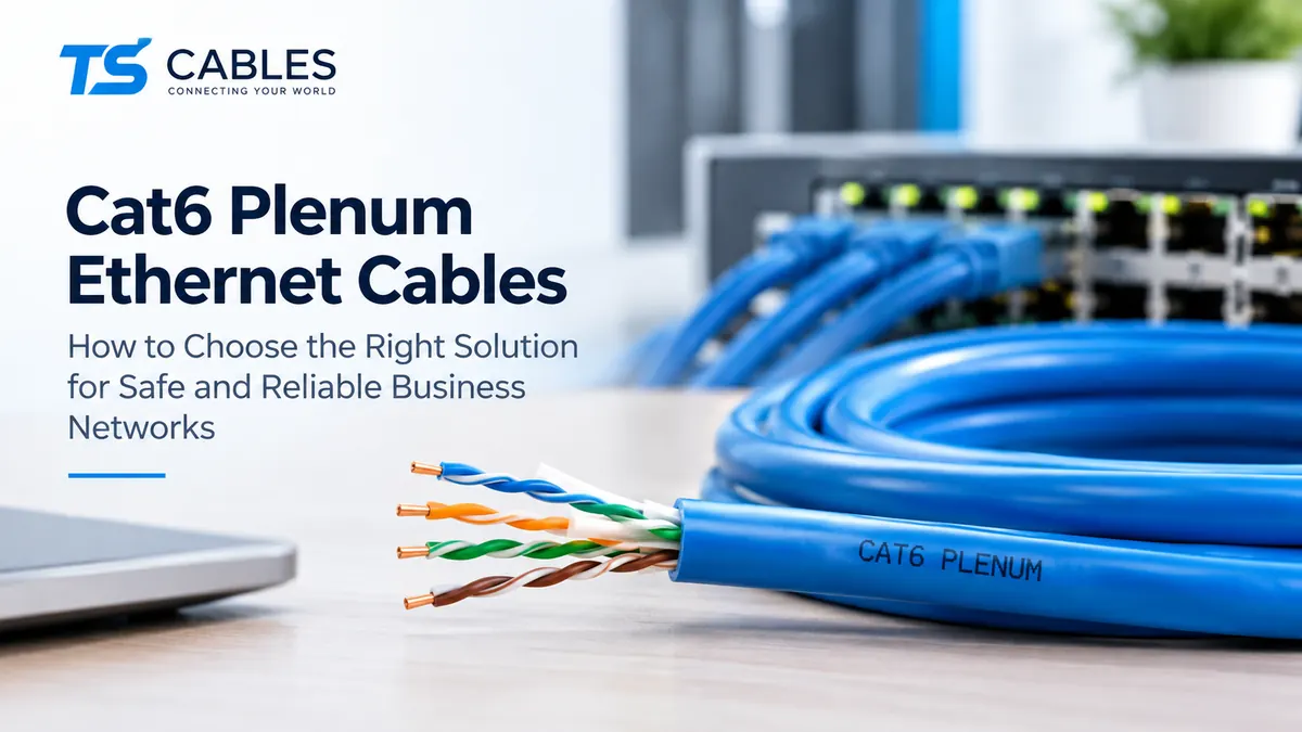 Cat6 Plenum Ethernet Cables for Business Networks